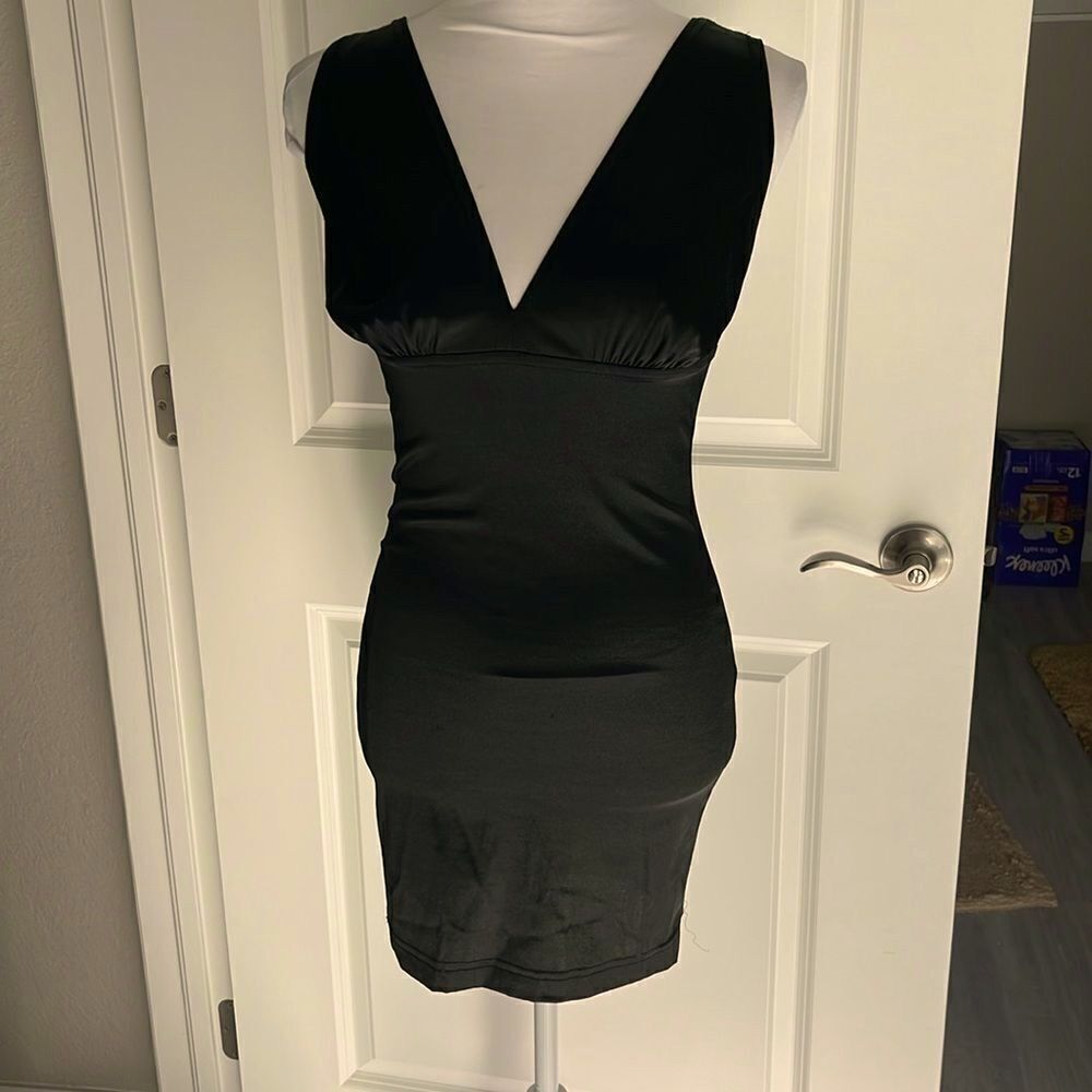 Tower Body-con Slip Style Crisscross Back Vintage Hollywood